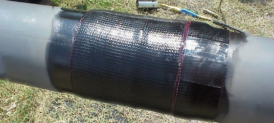 2PE Heat Shrinkable Wraparound Sleeves For Pipeline Joint Coating