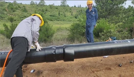 Heat Shrinkable Wrap-around Tapes With Closure Patch For Pipe Joint Coating