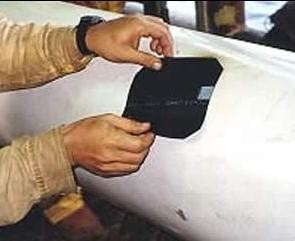 Pipeline Repair Patch Made Of Cross-Linked Polyolefin Sheet Coated With High Performance Heat Melting Adhesive