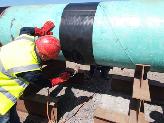 Consist Of A Cross-Linked Polyolefin Backing Wrap Around Type Heat Shrink Sleeves