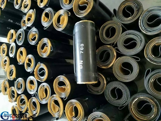 2PE Heat Shrinkable Sleeves With Cross Linked PE Backing And Hot Melt Adhesive
