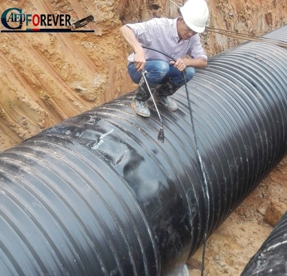 Cross Linked PE Backing Heat Shrink Sleeves With Hot Melt Adhesive For Pipe Joint Coating