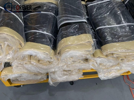 Cross Linked PE Backing Heat Shrink Sleeves With Hot Melt Adhesive For Pipe Joint Coating